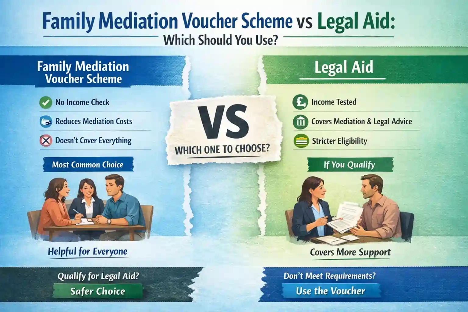 Family Mediation Voucher Scheme vs Legal Aid: Which Should You Use Huntingdon?
