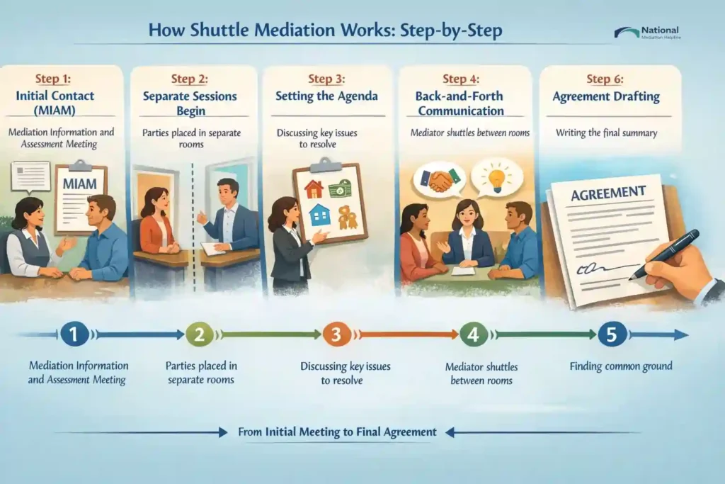 How Shuttle Mediation Works: Step-by-Step Huntingdon